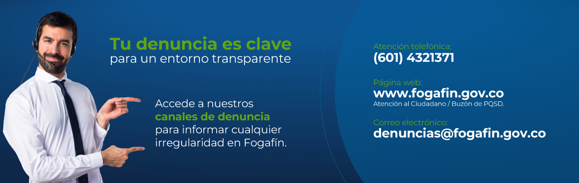 Imagen con información de contacto de canales de denuncia.